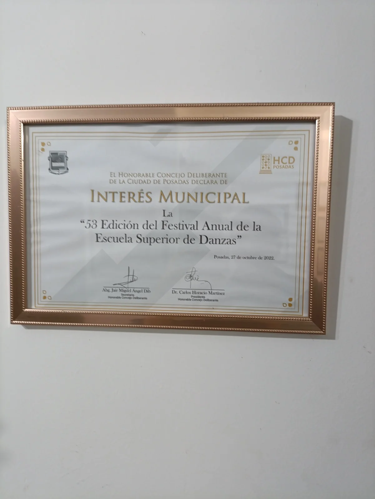 Reconocimiento al festival anual de 2022